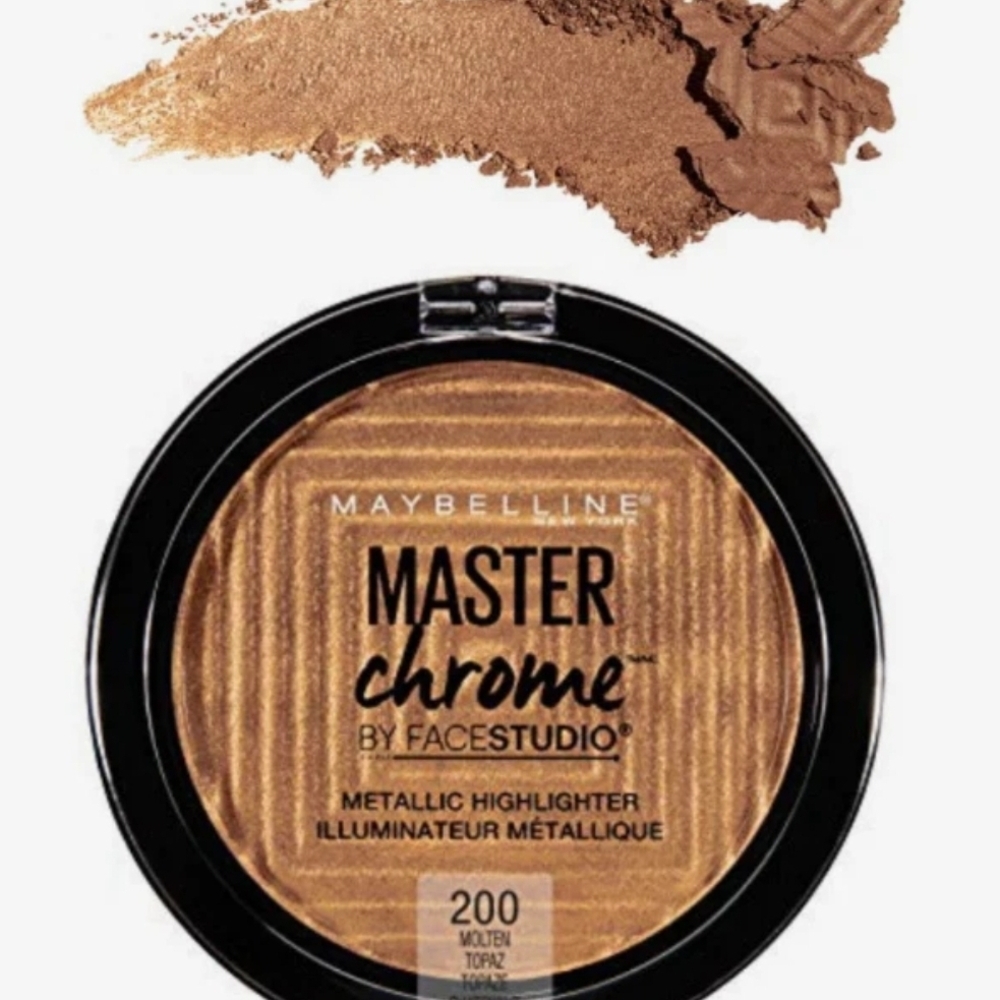 NEW Maybelline Gold Highlighter Master Chrome